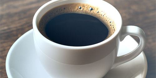 Kopp med kaffe