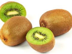 Kiwi halva och delade