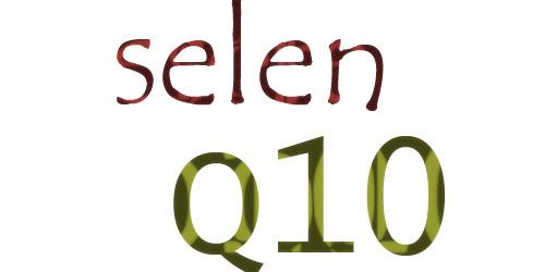 Selen och Q10 utskrivna i text