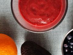 Smoothie i glas