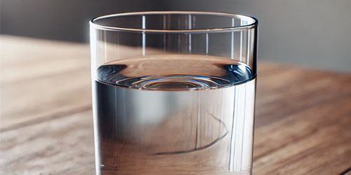 Ett glas vatten